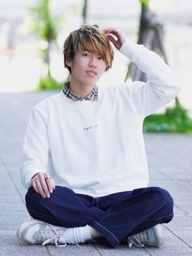 つぐ吉さん（メンズ・172cm）の春コーディネート