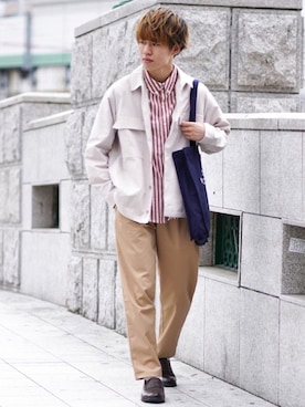 つぐ吉さん（メンズ・172cm）の春コーディネート