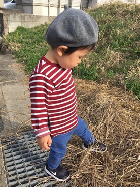 tiinさん（キッズ・90cm）の秋コーディネート