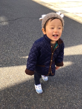 tiinさん（キッズ・90cm）の冬コーディネート