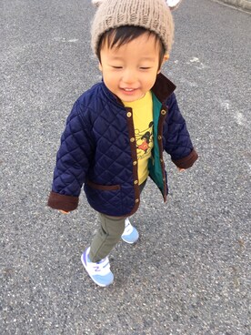 tiinさん（キッズ・90cm）の冬コーディネート