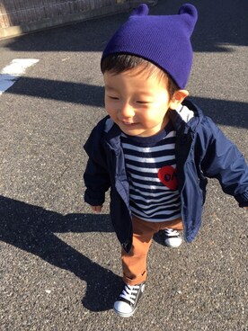 tiinさん（キッズ・90cm）の冬コーディネート