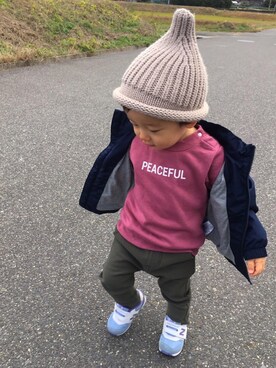 tiinさん（キッズ・90cm）の冬コーディネート