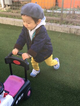 tiinさん（キッズ・90cm）の冬コーディネート