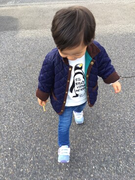 tiinさん（キッズ・90cm）の冬コーディネート