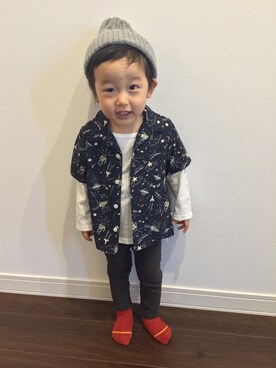 tiinさん（キッズ・90cm）の春コーディネート