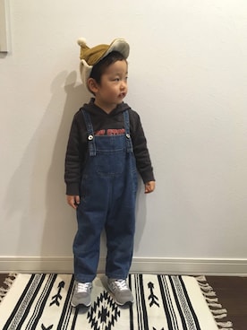 tiinさん(キッズ・90cm)の冬コーディネート