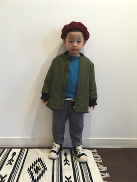 tiinさん(キッズ・90cm)の冬コーディネート