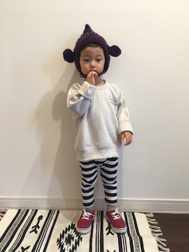 tiinさん（キッズ・90cm）の冬コーディネート