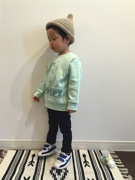 tiinさん（キッズ・90cm）の冬コーディネート