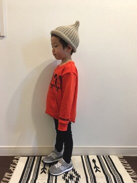 tiinさん（キッズ・90cm）の冬コーディネート