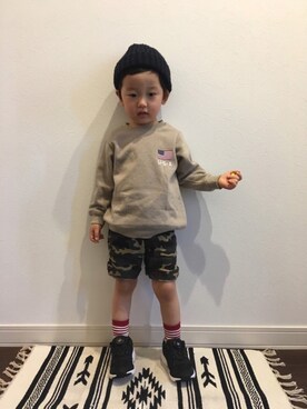 tiinさん（キッズ・90cm）の春コーディネート