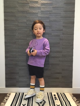 tiinさん（キッズ・90cm）の春コーディネート