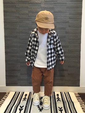 tiinさん（キッズ・90cm）の春コーディネート