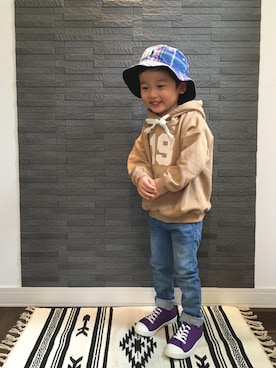 tiinさん（キッズ・90cm）の春コーディネート