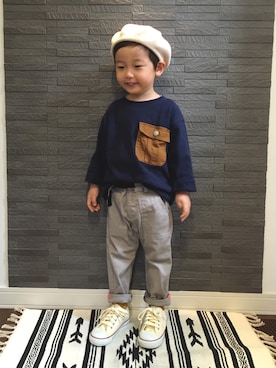 tiinさん（キッズ・90cm）の春コーディネート