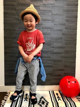 tiinさん（キッズ・90cm）の春コーディネート