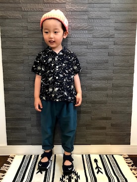 tiinさん(キッズ・90cm)の夏コーディネート