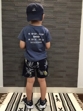 tiinさん（キッズ・100cm）の夏コーディネート