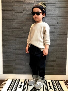 tiinさん（キッズ・100cm）の秋コーディネート