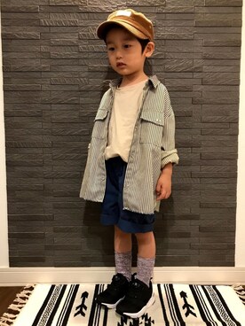 tiinさん（キッズ・100cm）の秋コーディネート