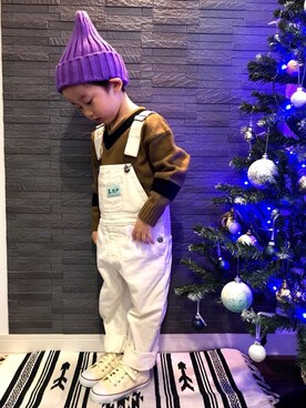 tiinさん（キッズ・100cm）の秋コーディネート