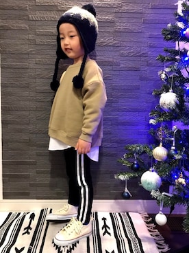 tiinさん(キッズ・100cm)の冬コーディネート