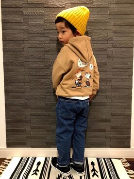 tiinさん（キッズ・100cm）の冬コーディネート