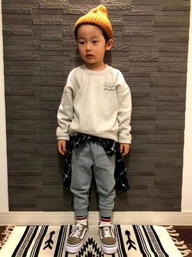 tiinさん（キッズ・100cm）の冬コーディネート