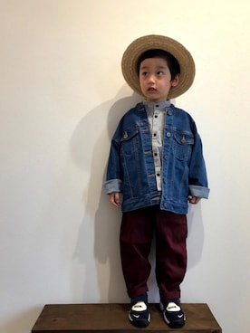 「ナイキリフト」｜tiinさん（キッズ・100cm）の春コーディネート