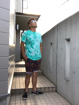「バケーションコーデ」｜Tore@minさん（メンズ・174cm）の夏コーディネート