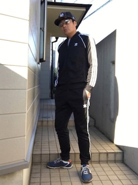 「トラックジャケット」｜Tore@minさん（メンズ・174cm・40代）の秋コーディネート