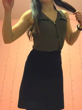 「ANN TAYLOR（アンテイラー）のアイテム」を使った、Jenny Linさん（レディース・160cm）の冬コーディネート