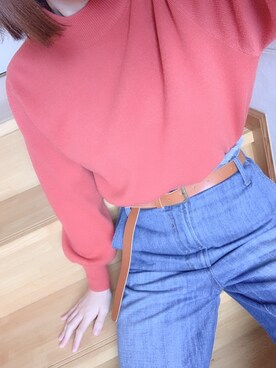 そ。さん（レディース・157cm）の冬コーディネート