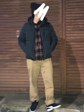 「LIMONTA（リモンタ）のアイテム（ダウンジャケット/コート）」を使った、🧞‍♂️さん（メンズ・176cm）の冬コーディネート