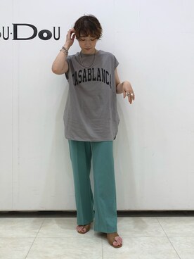 hidemiさん（レディース・154cm）の春コーディネート