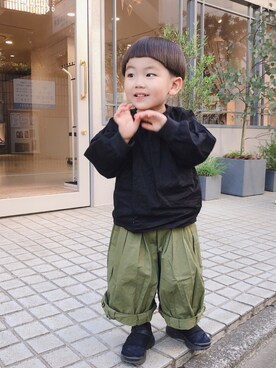 Kantaさん（キッズ・90cm）の春コーディネート