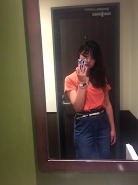 「アイテム（PC・スマホグッズ/家電）」を使った、Shiho.saitoさん（レディース・168cm・20代）の夏コーディネート
