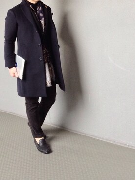 「FRANCO BASSI（フランコバッシ）のアイテム（財布/小物）」を使った、bdyoshiさん（メンズ・167cm）の春コーディネート