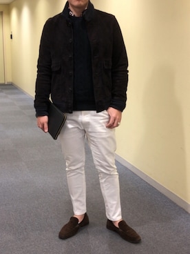 「アイテム（ブルゾン）」を使った、bdyoshiさん（メンズ・167cm・30代）の春コーディネート