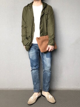 「アイテム（ブルゾン）」を使った、bdyoshiさん（メンズ・167cm・30代）の冬コーディネート