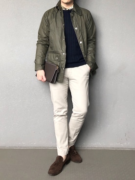 「アイテム（クラッチバッグ）」を使った、bdyoshiさん（メンズ・167cm・30代）の春コーディネート