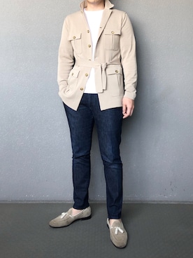 「デニスラ」｜bdyoshiさん（メンズ・167cm）の春コーディネート