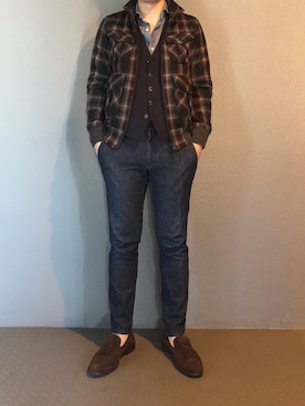 「SIVIGLIA（シビリア）のアイテム」を使った、bdyoshiさん（メンズ・167cm）の秋コーディネート