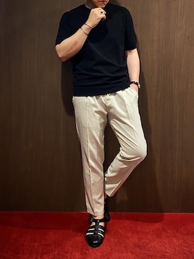 「トゥアレグシルバー」｜bdyoshiさん（メンズ・167cm）の夏コーディネート