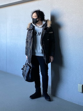 「Cisei（シセイ）のアイテム」を使った、bdyoshiさん（メンズ・167cm）の冬コーディネート