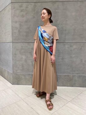 高山里沙さん（レディース・167cm）の夏コーディネート