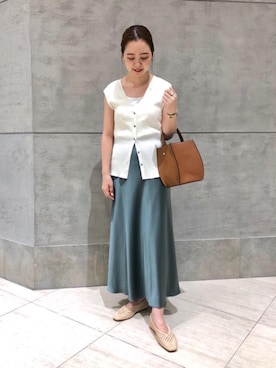 高山里沙さん（レディース・167cm）の夏コーディネート