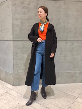 高山里沙さん(レディース・167cm)の秋コーディネート