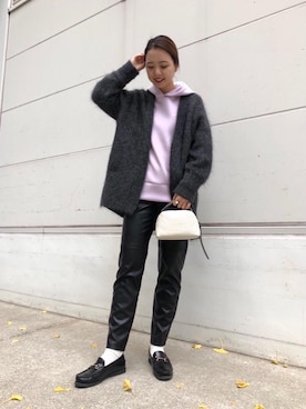 高山里沙さん(レディース・167cm)の冬コーディネート